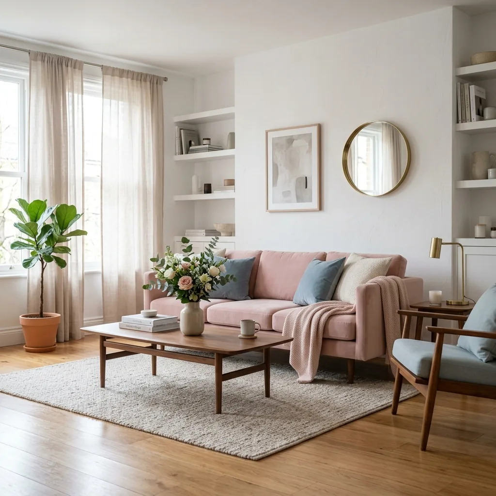 Clean, carefully prepared living space